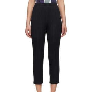 Pleats Please Issey Miyake Black pleated pants